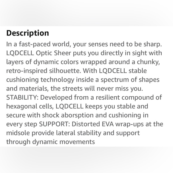 Puma Lqdcell Optic Sheer Lace Up Sneakers - Picture 11 of 12